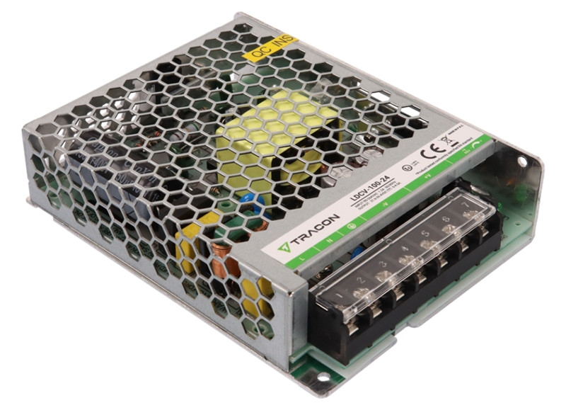 LED gonilnik/napajalnik-kovinsko ohišje 90-264VAC/24VDC, 100W, 0-4,5A, IP20
