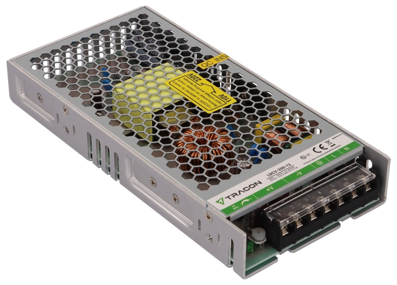 LED gonilnik/napajalnik-kovinsko ohišje 90-264VAC/12VDC, 200W, 0-17A, IP20