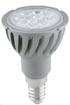 Power LED žarnica 230VAC, 5 W, 6500 K, E14, 300 lm, 90°
