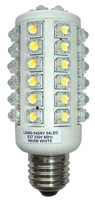 LED svetilo-valjasto, E27, 8,5W, 3500K, 54 LED