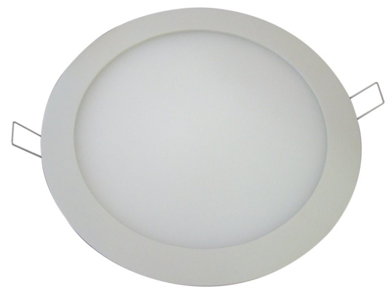 Vgradno LED svetilo, belodownlight 220-240 VAC; 18 W; 1300 lm; D=225 mm, 2700 K; IP40, EEI=A