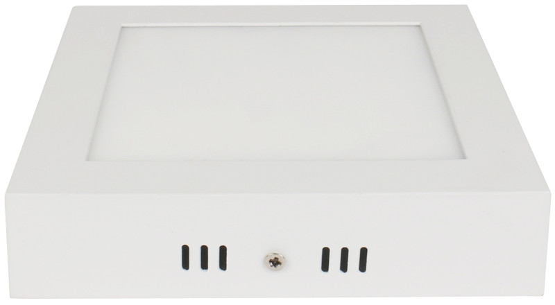 Nadometna LED svetilka, kvadratna, bela 220-240 VAC; 12 W; 800 lm; 170×170×35mm, 4000K; IP40, EEI=G