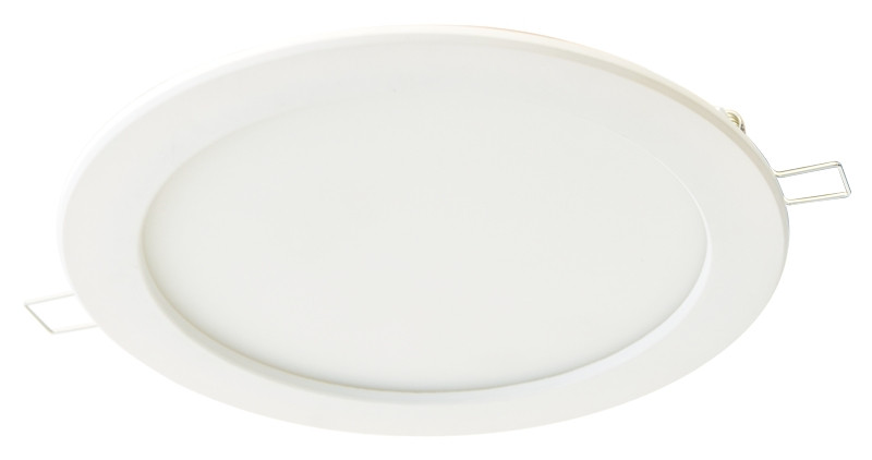 Vgradna LED svetilka, okrogla, bela, downlight 230 VAC, 12 W, 4.000 K, 840 lm, IP44, EEI = A