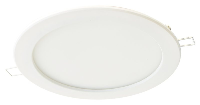 Vgradna LED svetilka, okrogla, bela, downlight 230 VAC, 18 W, 4.000 K, 1450 lm, IP44, EEI = A