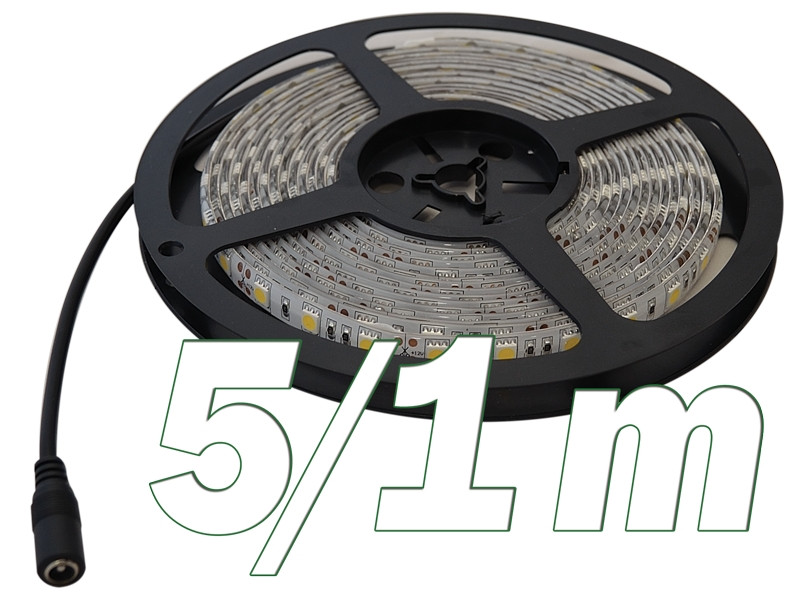 LED trak, za notranje prostore SMD3528; 60 LED/m; 4,8 W/m; 180 lm/m; W=8 mm; 3000 K; IP20