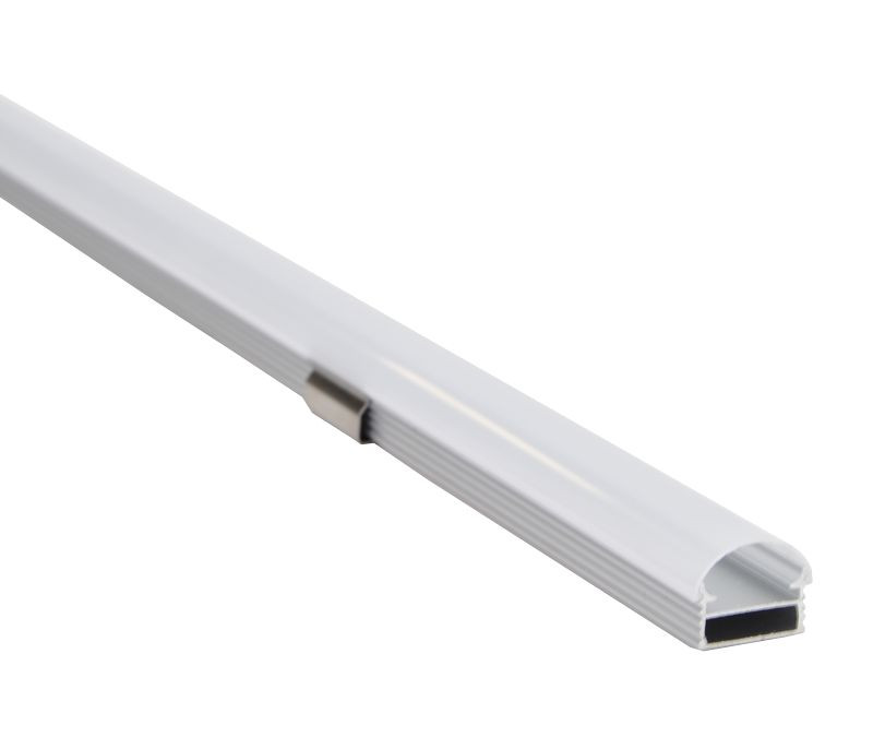 Aluminij. profil za LED trakove, zunanja pritrditev-SET W=10mm, H=2m