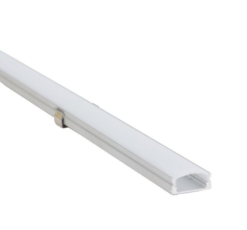 Aluminij. profil za LED trakove, ploščat-SET W=10mm, H=2m