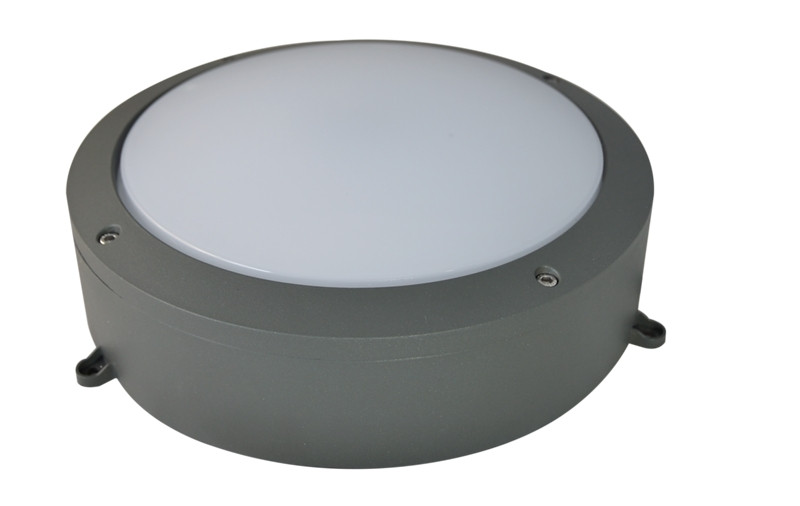 Nadometna LED svetilka, okrogla, siva, downlight 100-240 VAC; 60 W; 4200 lm; D=320 mm, 4000 K; IP65, EEI=G