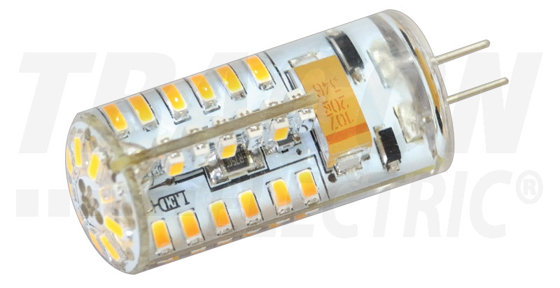 LED žarnica z silikonskim ohišjem 12 VAC/DC, 2,2 W, 4000 K, G4, 180 lm, 360°, EEI=A++