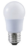 LED žarnica v obliki krogle 230 VAC, 4 W, 2700 K, E27, 250 lm, 300°, G45