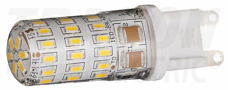 LED žarnica z silikonskim ohišjem 230 VAC, 3,3 W, 2700 K, G9, 310 lm, 360°, EEI=A+