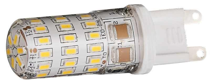 LED žarnica z silikonskim ohišjem 230 VAC, 3,3 W, 2700 K, G9, 310 lm, 360°, EEI=F