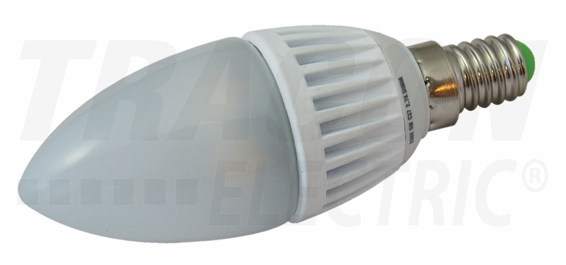 LED žarnica, oblika sveče, mlečno steklo 230 V, 50 Hz, 5 W, 4000 K, E14, 380 lm, 250°