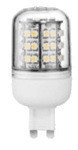LED žarnica-oblika valja-z okovom G9 230VAC, 4 W, 2700 K, G9, 320 lm, 270°