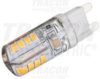 LED žarnica z silikonskim ohišjem 230 VAC, 3 W, 4000 K, G9, 180 lm, 360°, EEI=A+