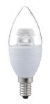 LED žarnica v obliki sveče, prozorno steklo 230 VAC, 5 W, 2700 K, E14, 300 lm, 250°