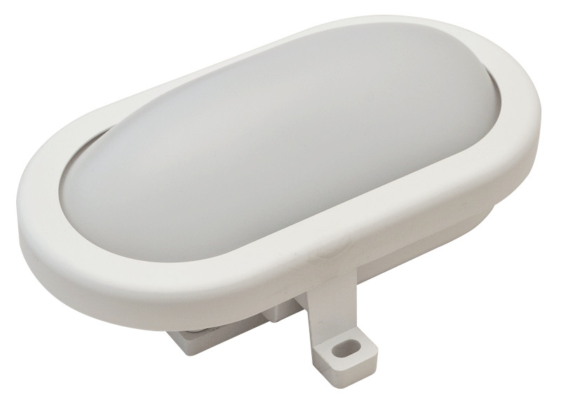 LED ladijska svetilka-plastična, ovalna 230 V, 50 Hz, 12 W, 840 lm, 4000 K, IP54,EEI=G