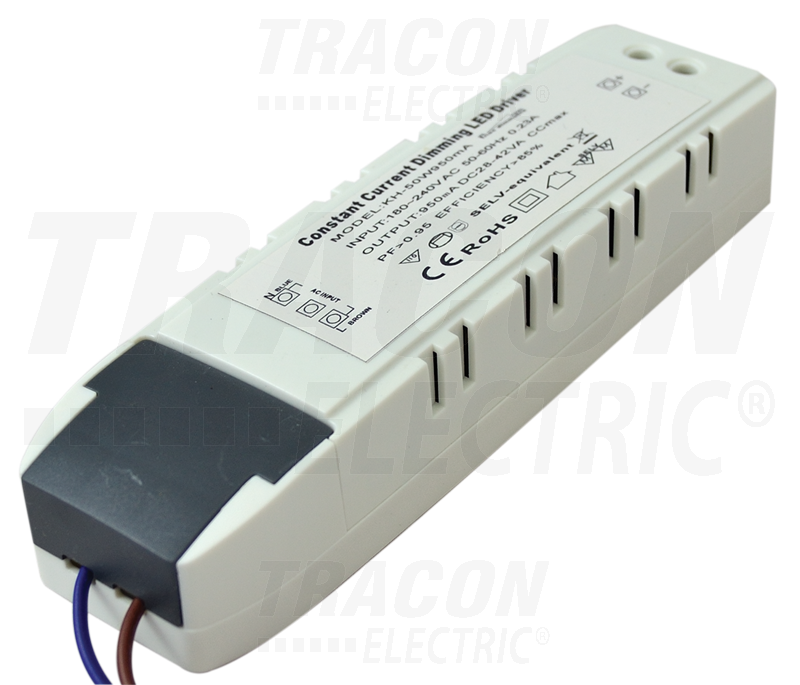 LED gonilnik za regulacijo jakosti svetlobe, za 48 W panele 250 VAC, 0,23 A / 30-40 VDC, 1050 mA, 1-10 V