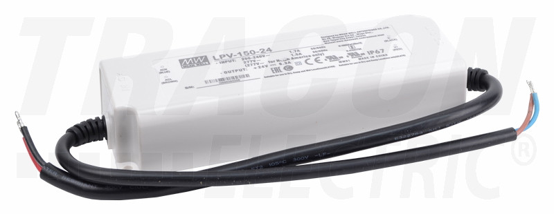 LED gonilnik/napajalnik 180-305 VAC / 24 VDC; 150 W; 6,3 A; IP67