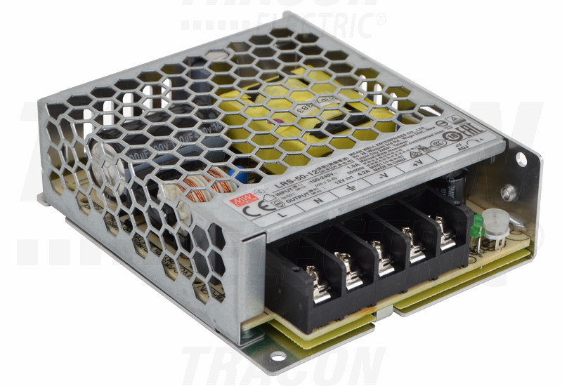 LED gonilnik/napajalnik, kovinski 85-264 VAC / 12 VDC; 50 W; 0-4,2 A
