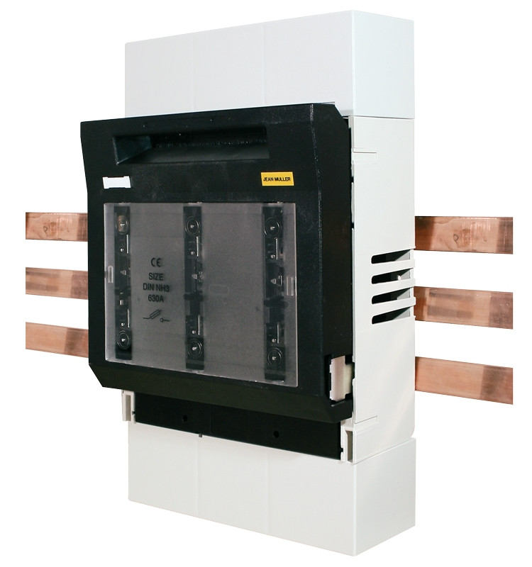Varovalč.preklop.ločilnik, na zbiralko, zgornja napelj.voda 500/690V AC, 220/400V DC, max.250A, 3P, 1, 60mm