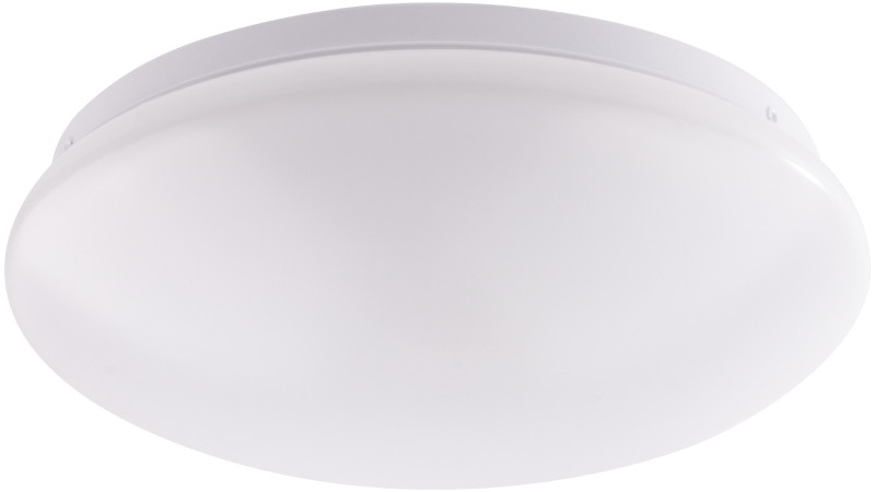 Svetilka, okrogla, zaščitena, bela, opalni difuzor 230V, 50Hz, max. 2x35W, E27, IP44