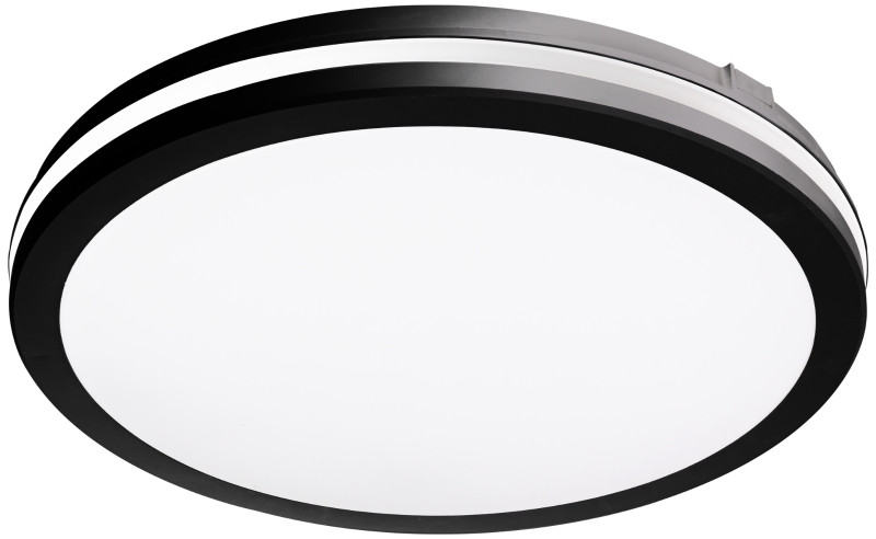 Stropna LED svetilka, regulac. svetlob. temperature, črna 230V,50Hz, 20W, 2000lm, 3000K/4000K/6500K, IP65, EEI=F