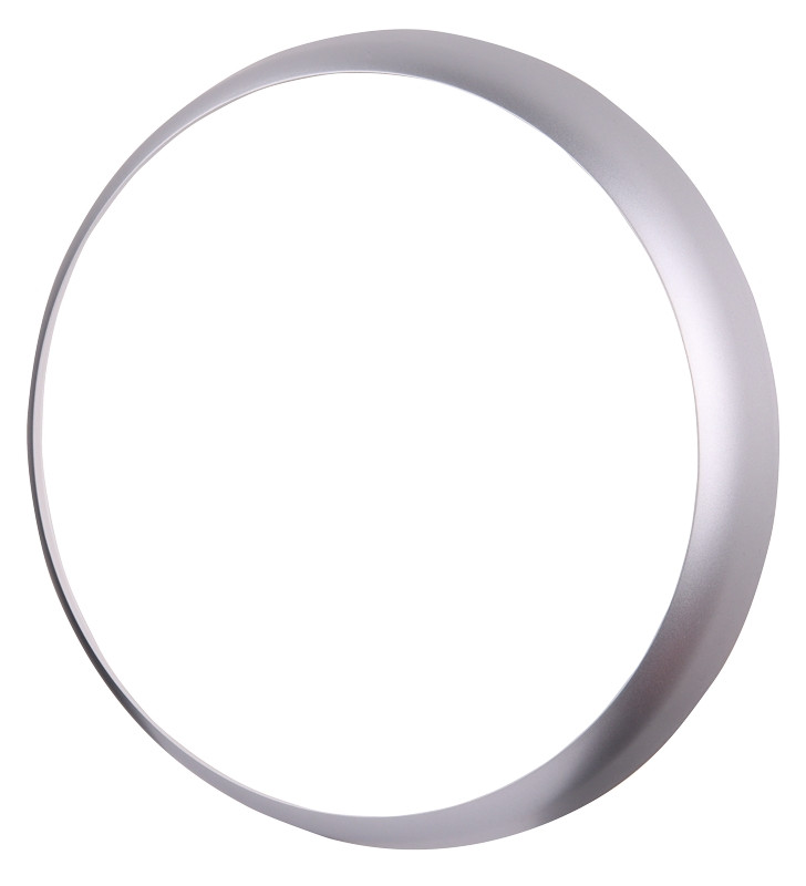 Okrogli srebrni okvir za luči MFO18 250x250x23mm