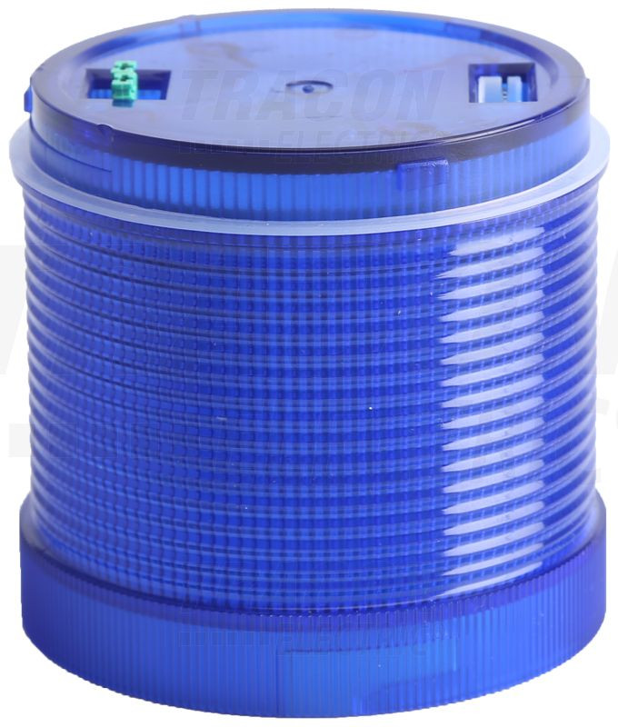 Barvno opozorilni stebriček, modri, za zvočno podnožje 230V AC, IP65