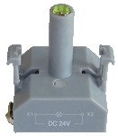 LED enota, rumena, 12V DC