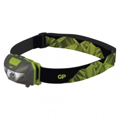 GP naglavna LED svetilka CH32, 80 lm, 30m, 3× AAA