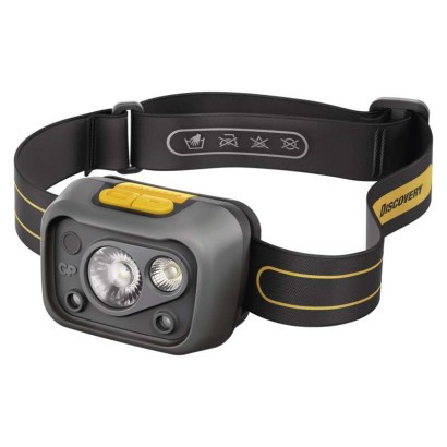 GP naglavna LED svetilka  GP Discovery CHW54, 375 lm