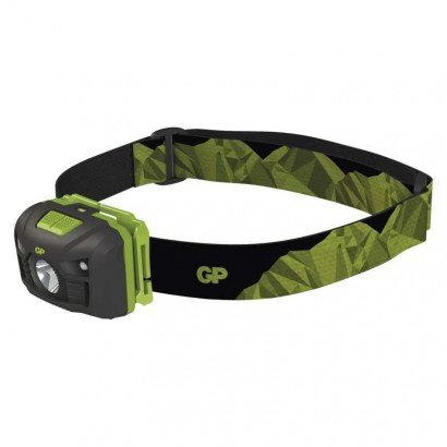 GP naglavna LED svetilka CH34, 160 lm, 90m, 3× AAA