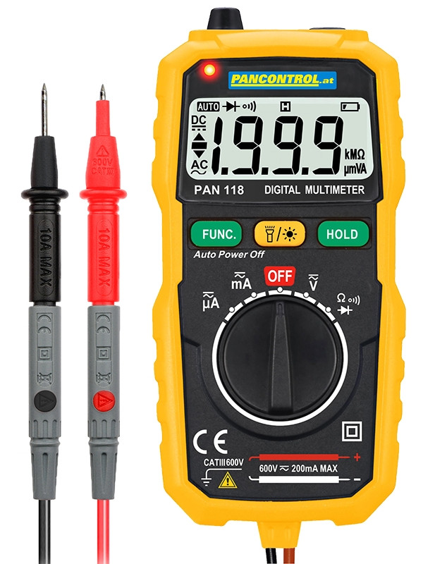 Digitalni mulitmeter DCV, ACV, DCA, ACA, OHM, dioda