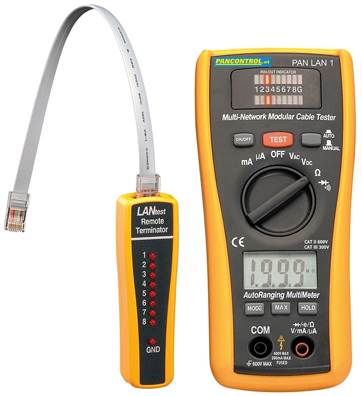 Digitalni mulitmeter + tester LAN