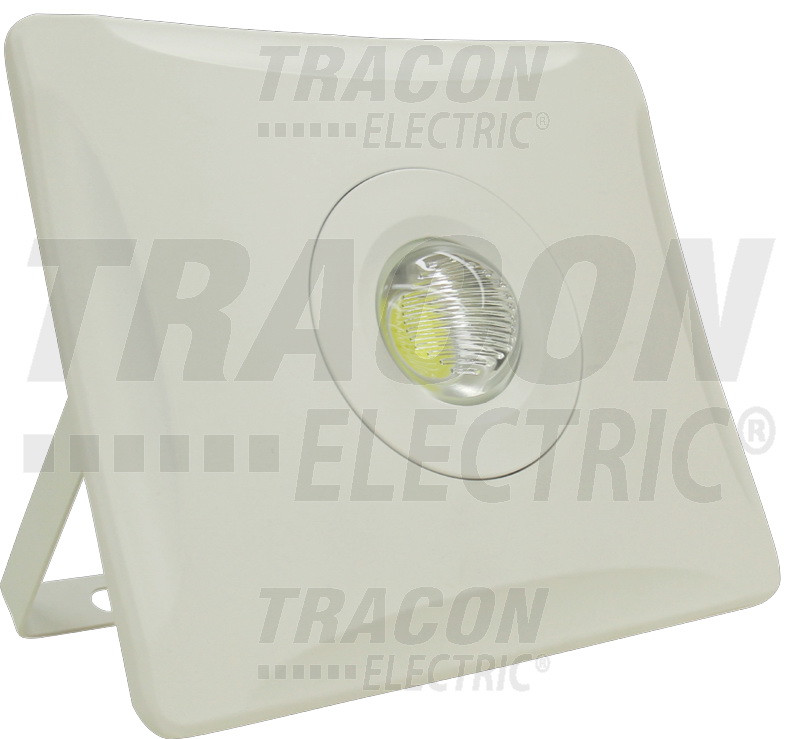 COB LED reflektor, bel 180-265 VAC, 50 W, 4.000 K, 100 °, 3500 lm, IP65, EEI = A