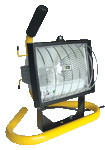 Prenosni halogenski reflektor s podstavkom R7s, 500W, 118 mm