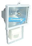 Reflektor halogenski s senzorjem R7s,150W, 78mm, bel, IP54,120°