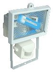 Reflektor halogenski s senzorjem,R7s,500W 118mm, bel, IP54,120°