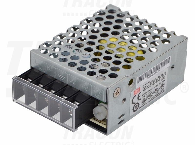 LED gonilnik/napajalnik, kovinski 85-264 VAC / 12 VDC; 15 W; 0-1,3 A
