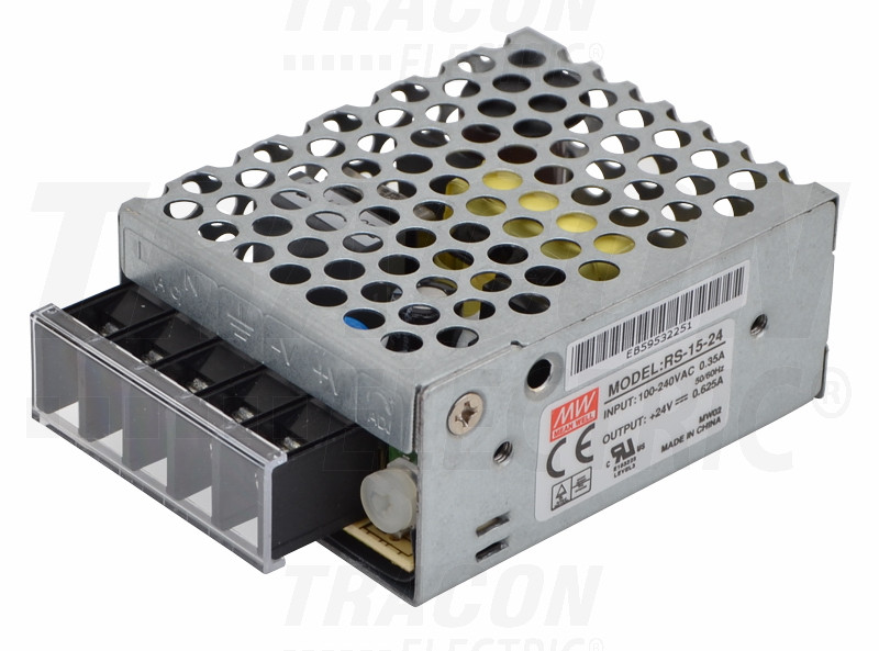LED gonilnik/napajalnik, kovinski 85-264 VAC / 24 VDC; 15 W; 0-6,25 A