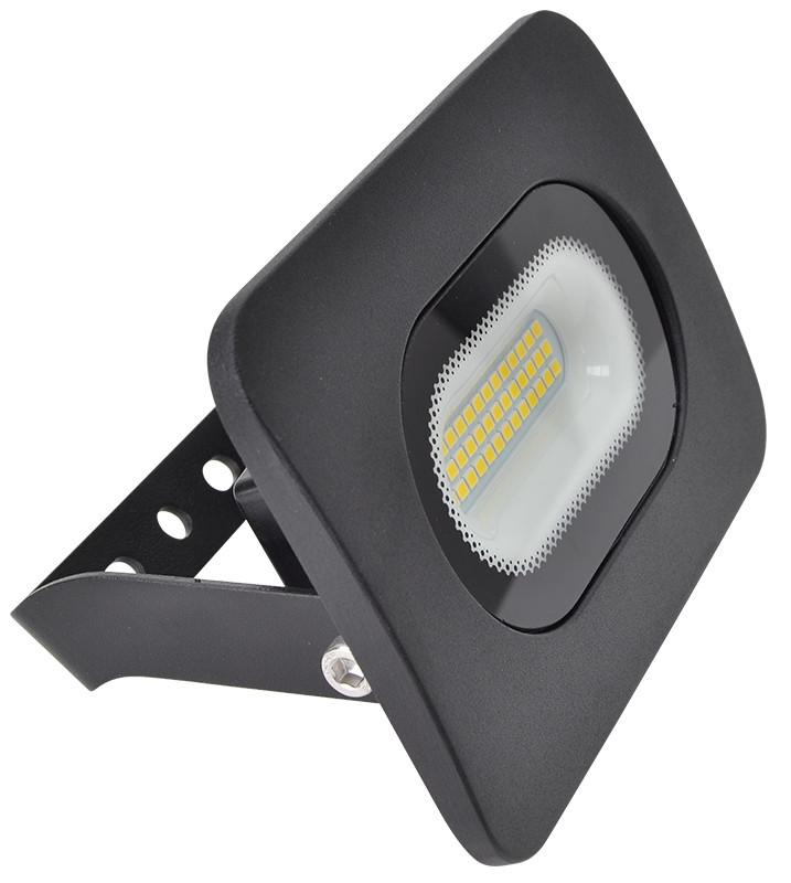 SMD LED reflektor, črni, z uvodnico 220-240V AC, 20W, 4000K, IP65, 1500lm, EEI=A