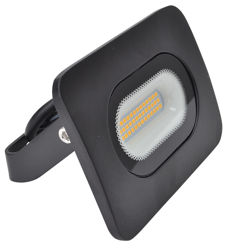 SMD LED reflektor, črni 20W, 3000K, IP65, 220-240V AC, 1400lm, EEI=A