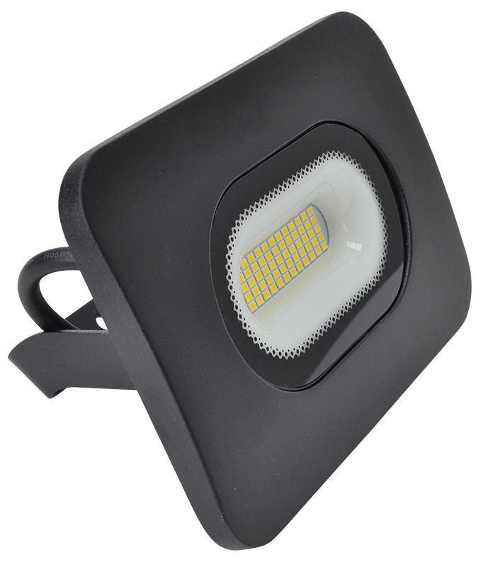 SMD LED reflektor, črn 30W, 4000K, IP65, 220-240V AC, 2700lm, EEI=A