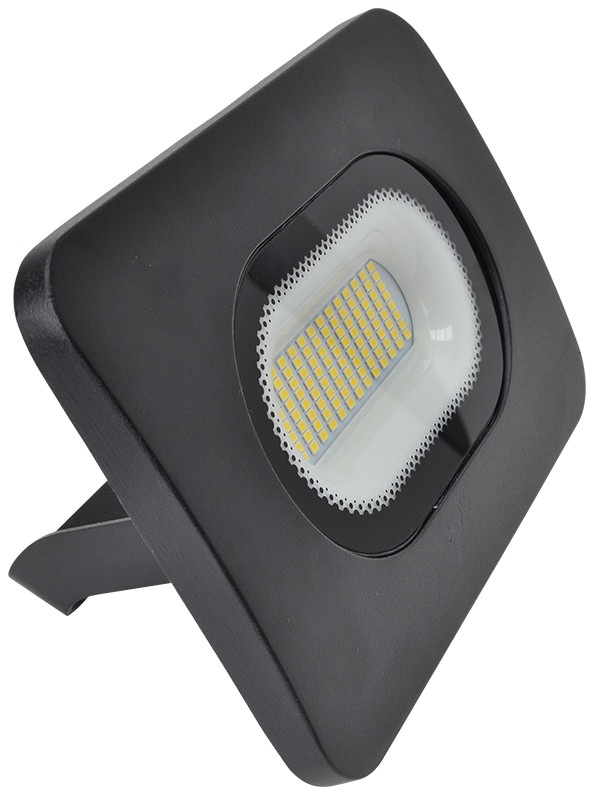 SMD LED reflektor, črn, z uvodnico 220-240V AC, 50W, 4000K, IP65, 3750lm, EEI=G
