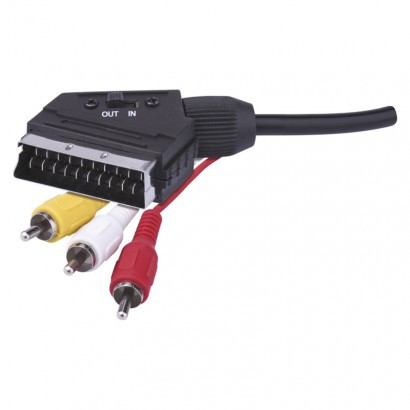 Kabel AV SCART/M- 3RCA/M 1,5M