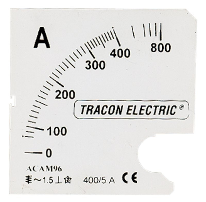 Plošča s skalami za vrstni voltmeter tipa DCVMS-X/75 0 - 30 A