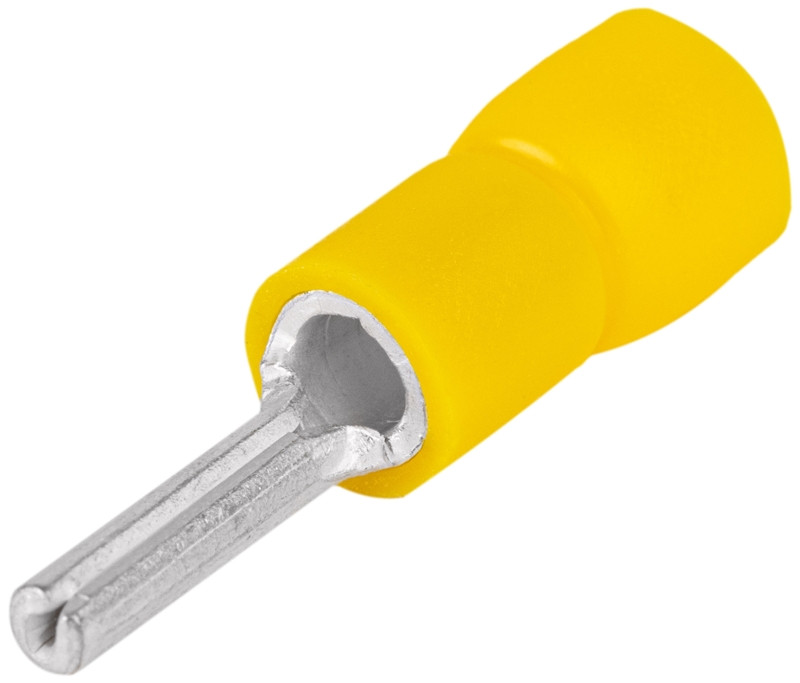 Izolirani igličast kontakt 6 mm2, l1=13 mm, d1=3,5 mm, rumen