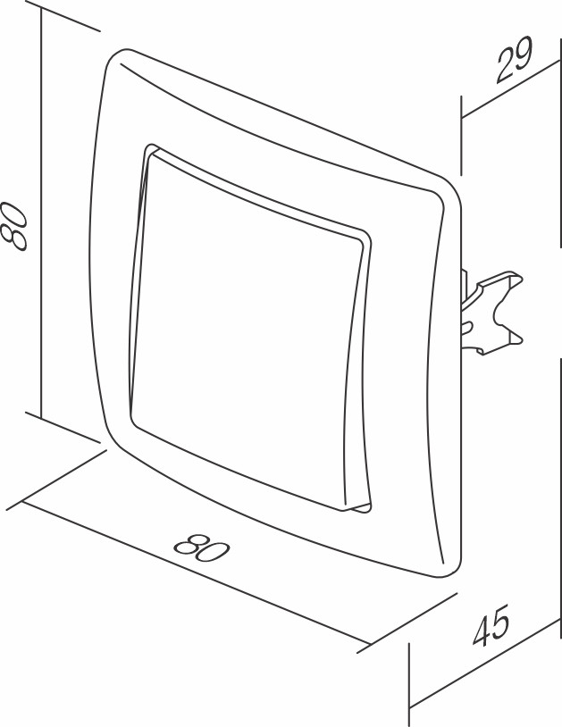 Stikalo menjalno 10AX 250V~ CB