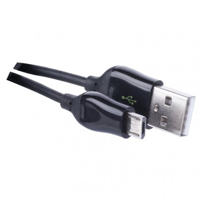 Kabel USB-A / micro USB-B, 2.0, hitro polnjenje Quick Charge, podatki, 1 m, črna